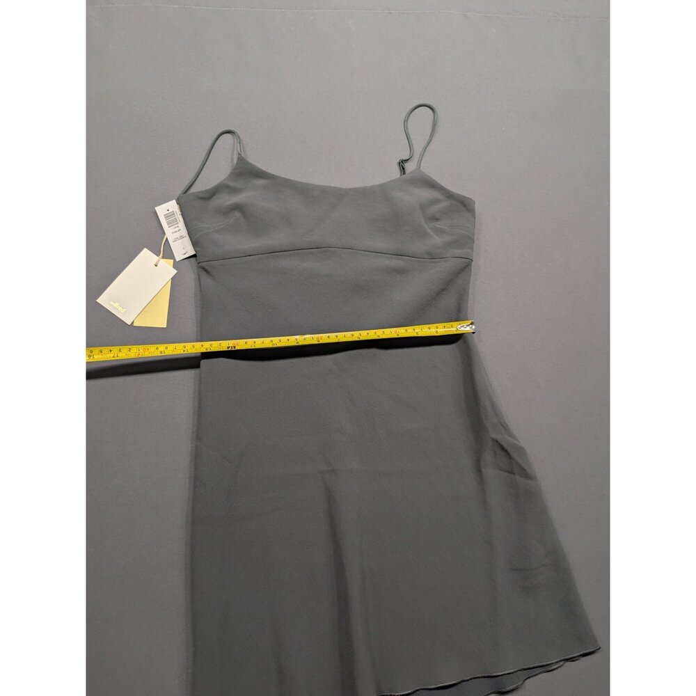Foxley Coal Grey Mini Slip Dress Spaghetti Strap NWT Size 2
